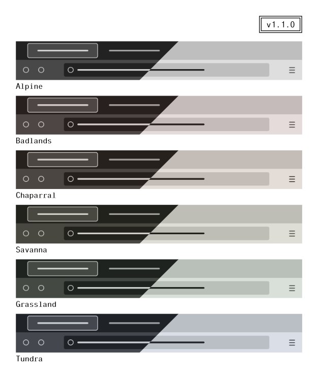 Firefox theme previews